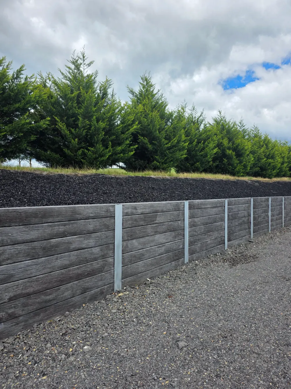 01 – Charcoal woodgrain driveway photo 1