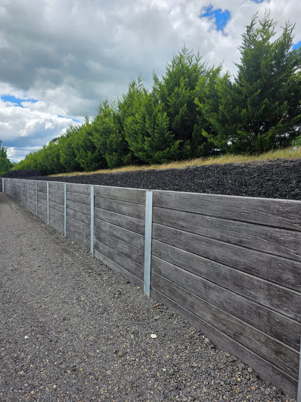01 – Charcoal woodgrain driveway photo 2